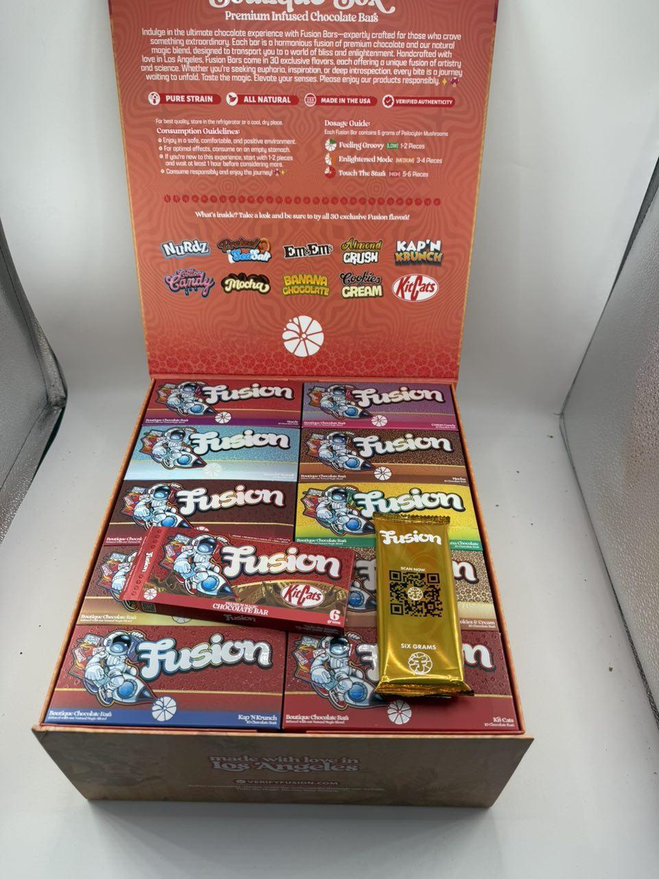 Fusion Mushroom Chocolate Bars