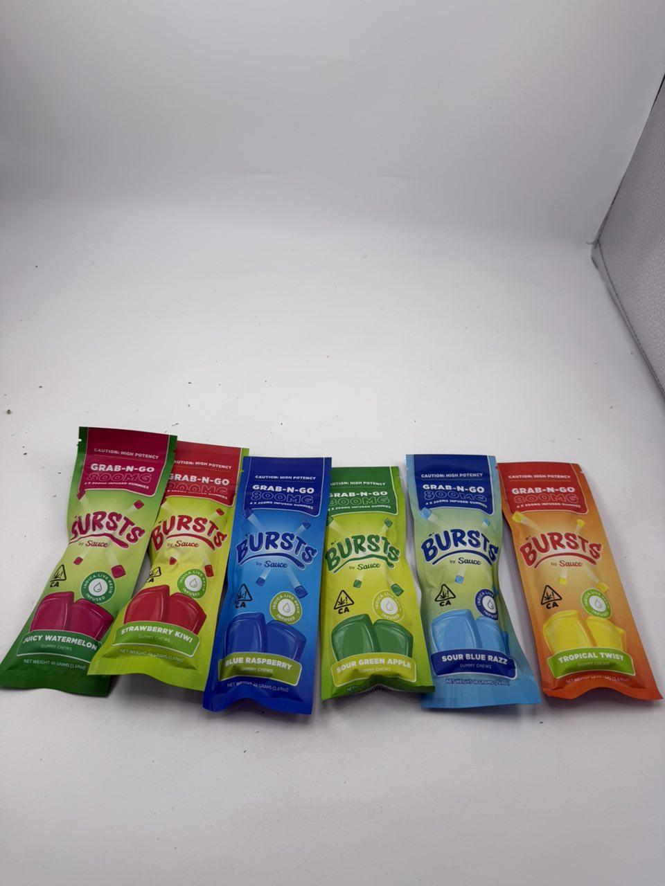 Bursts By Sauce 800MG Edibles